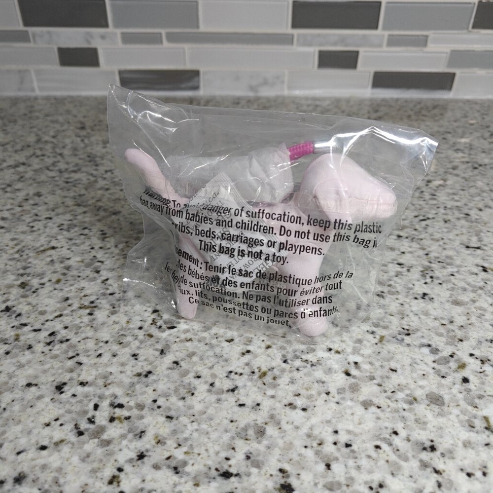 NEW VS PINK Micro Dog Keychain Charm (Pink tulip) - Picture 2 of 6